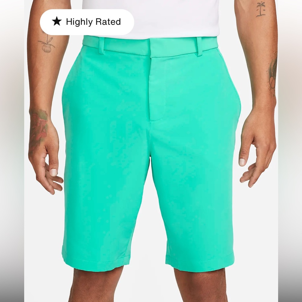 Men’s Nike Golf Shorts Teal Blue Size 33